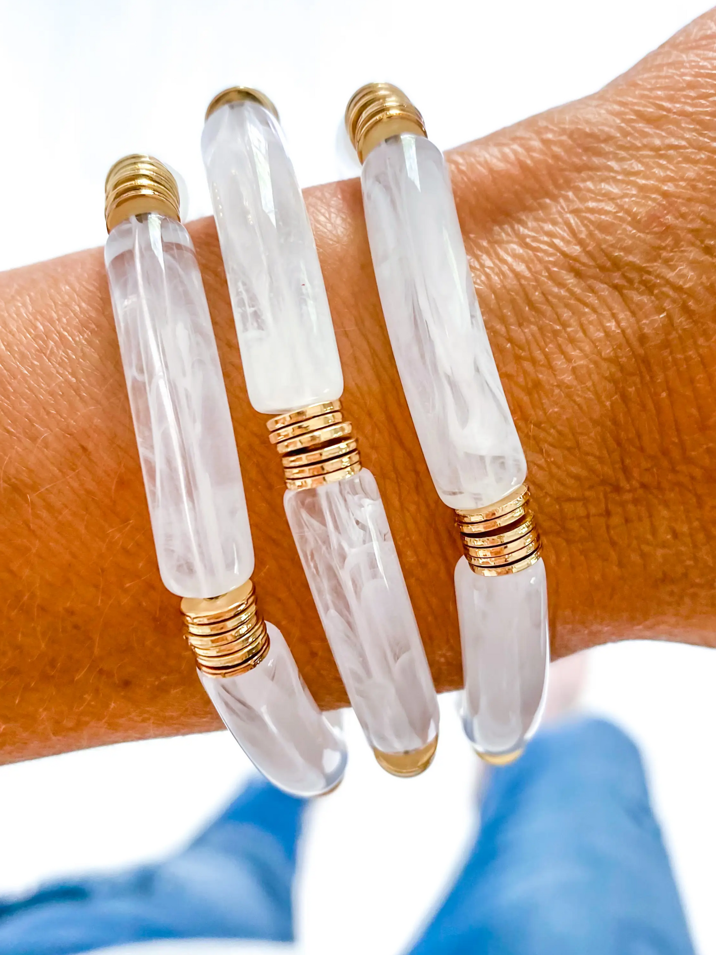Acrylic Stackable Bracelets