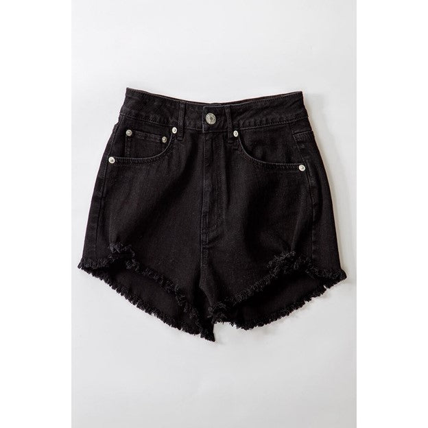 Distressed Denim Shorts (Multiple Colors)