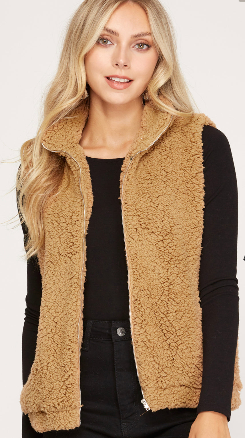 Teddy Sherpa Vest