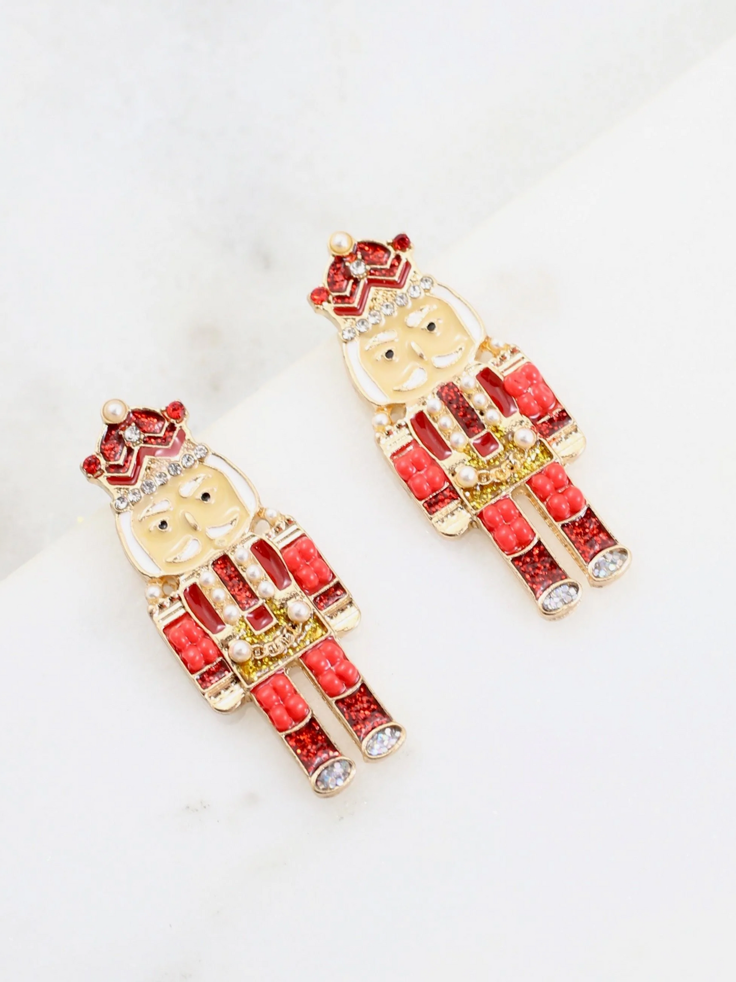 Embellished Nutcracker Earring