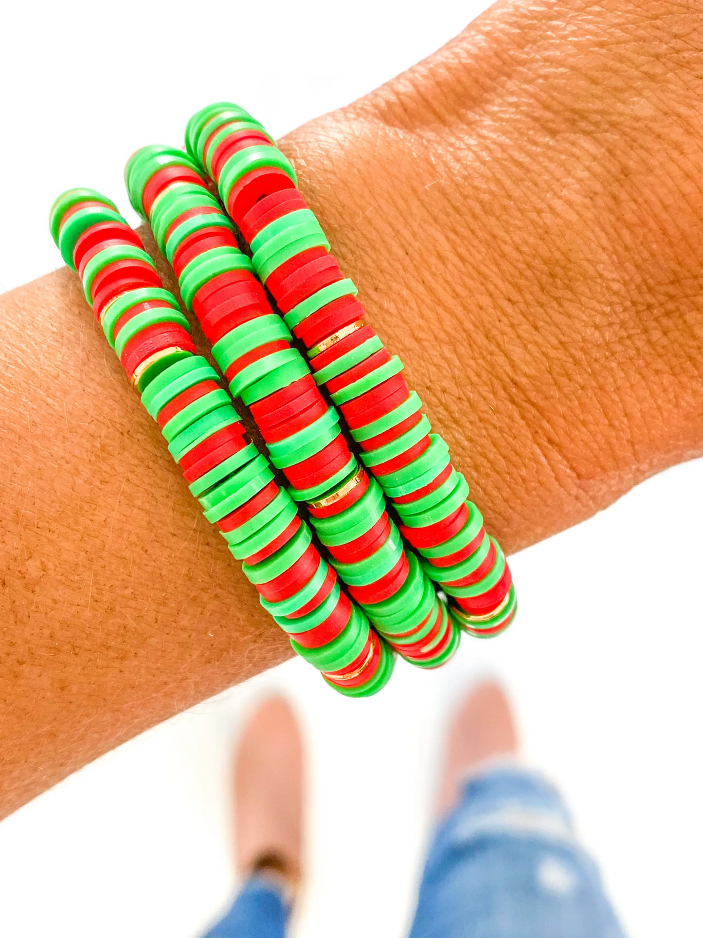 Christmas Acrylic Bracelets
