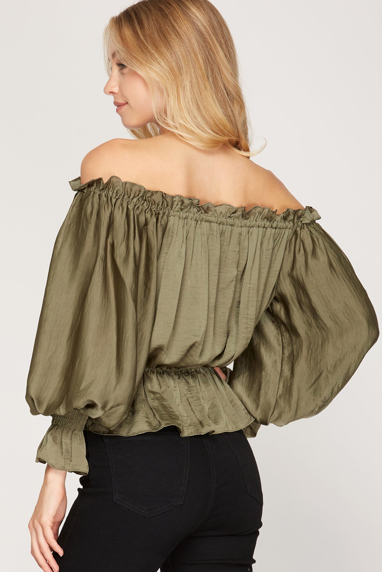 Isabelle Satin Top