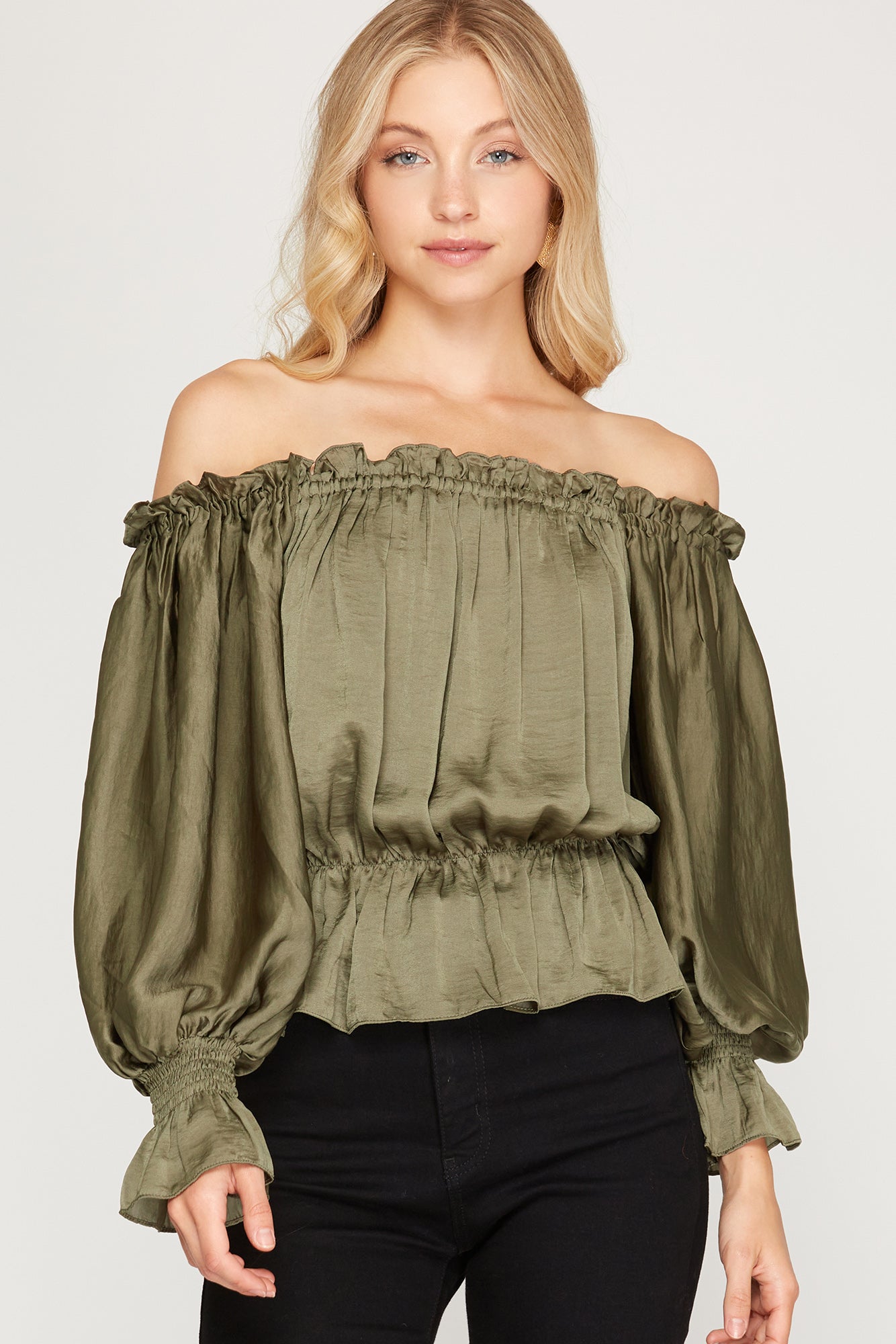Isabelle Satin Top