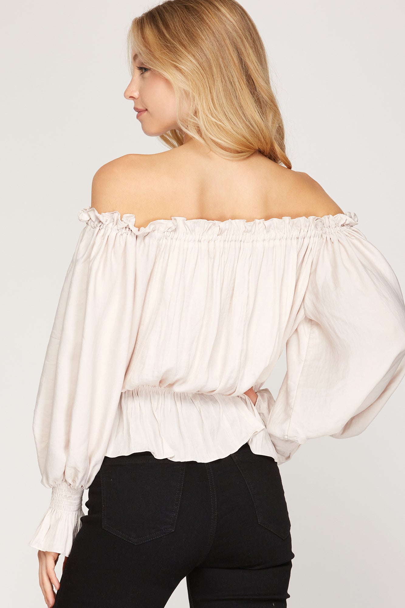 Isabelle Satin Top