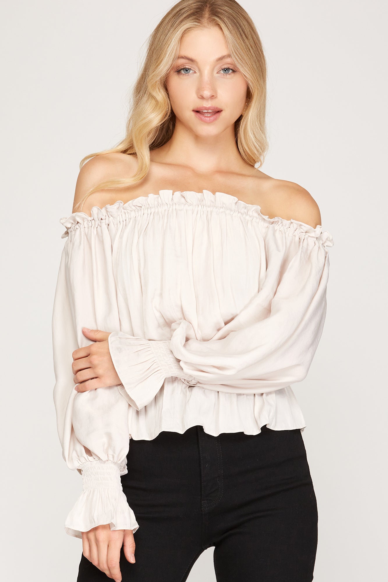 Isabelle Satin Top