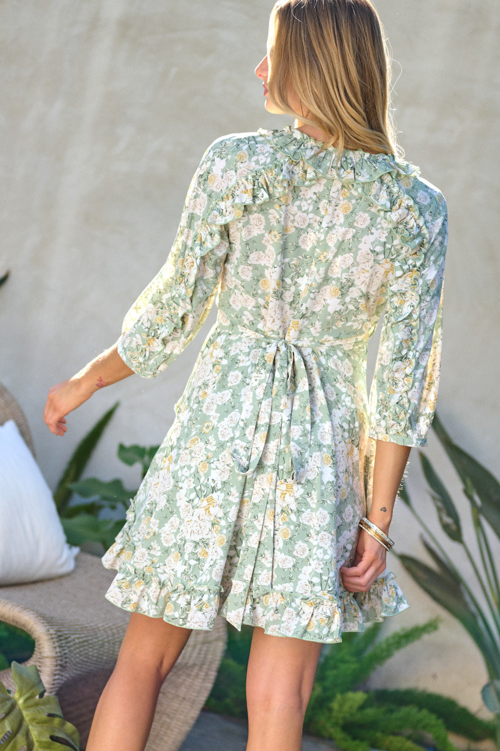 Spring Day Ruffled Dress