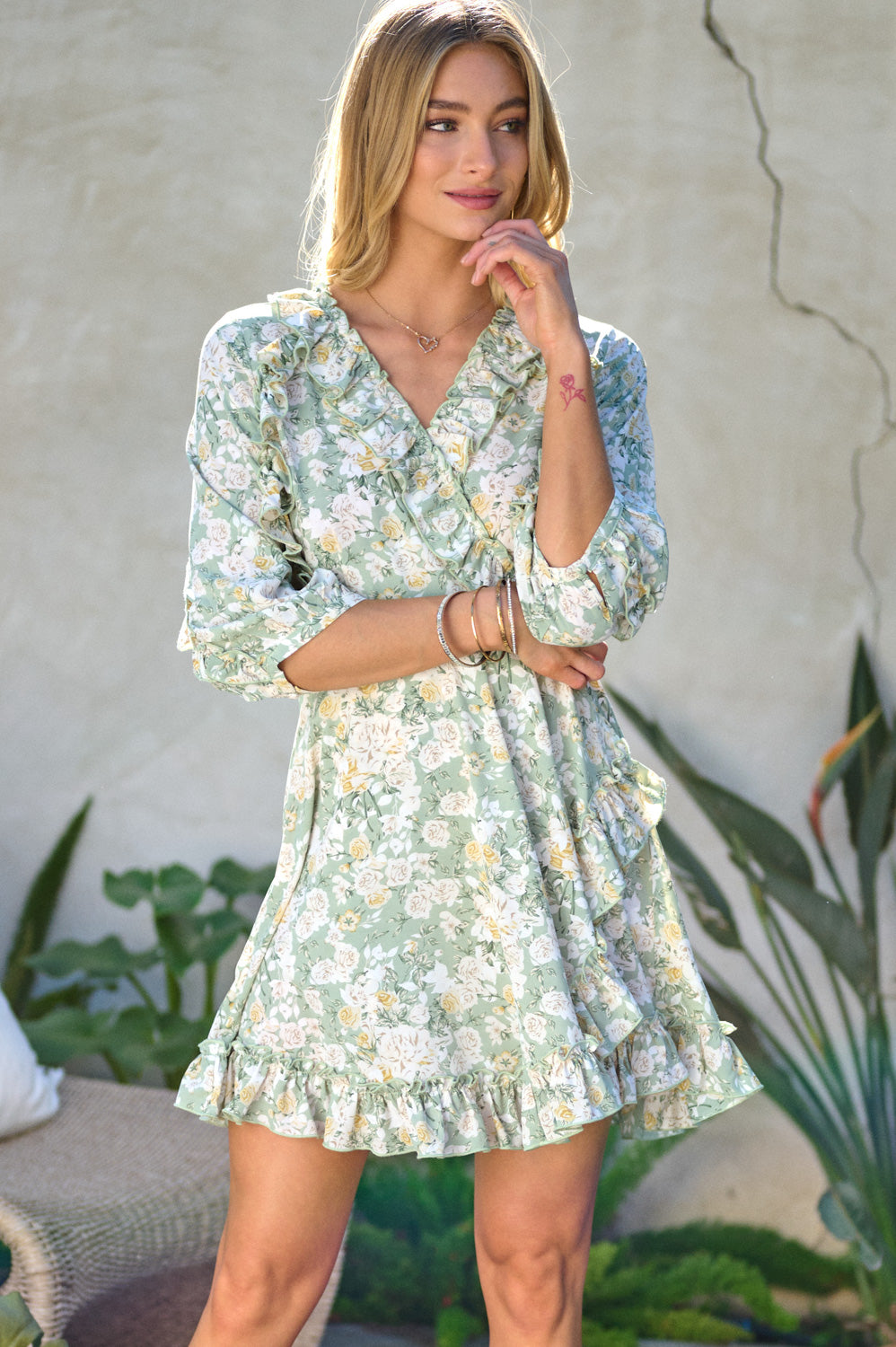 Spring Day Ruffled Dress