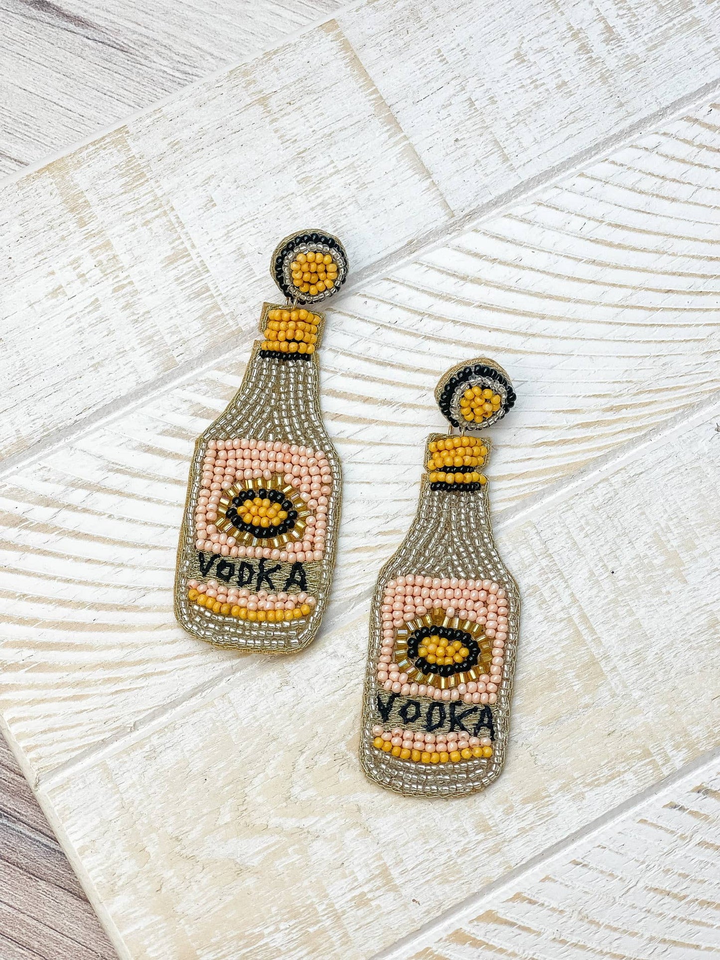 Vodka Beaded Earrings