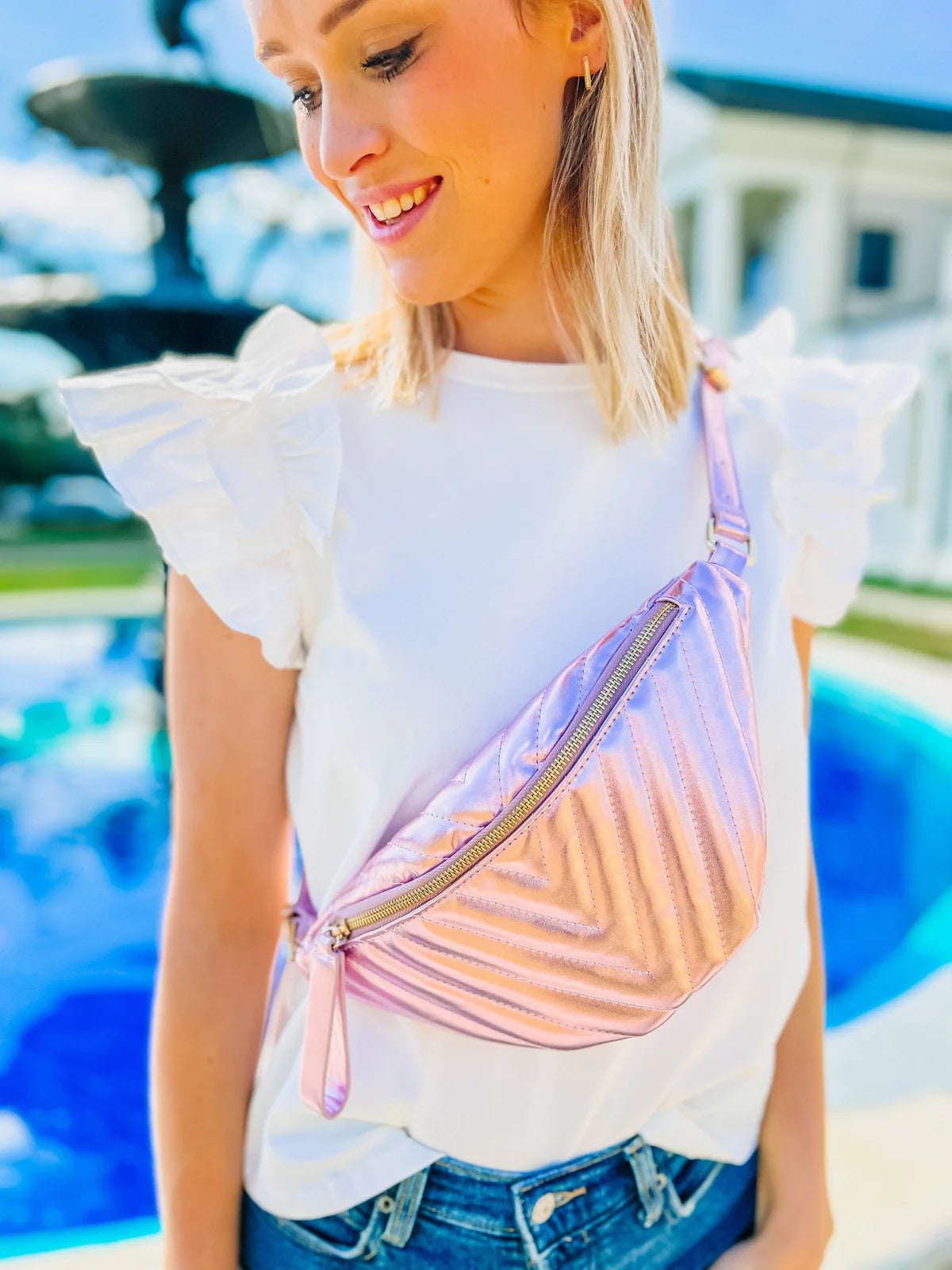 Rose belt bag hotsell