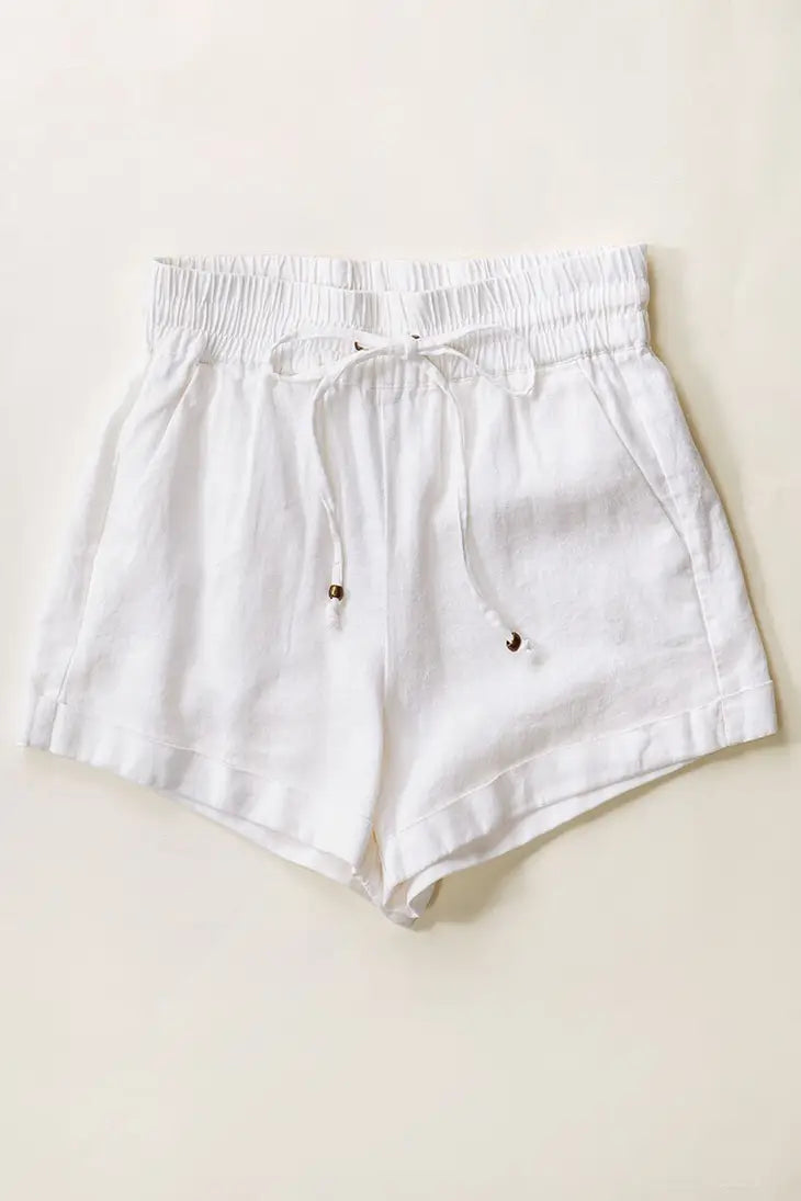 Emerie Linen shorts- Multiple Color Options