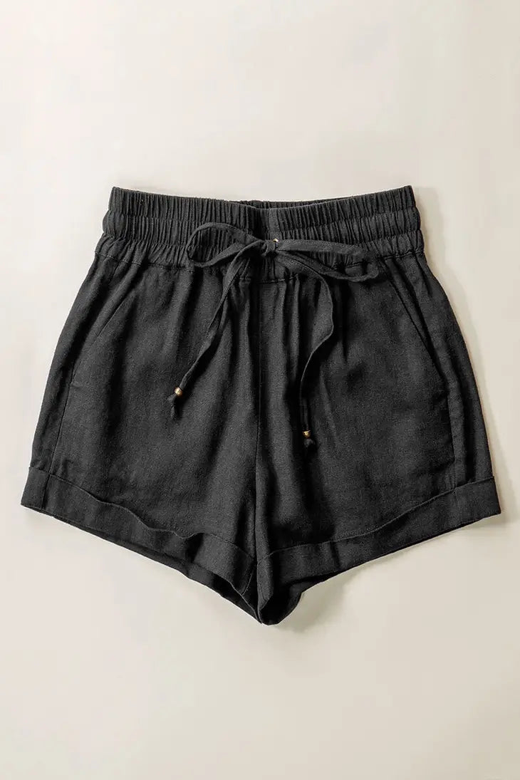 Emerie Linen shorts- Multiple Color Options