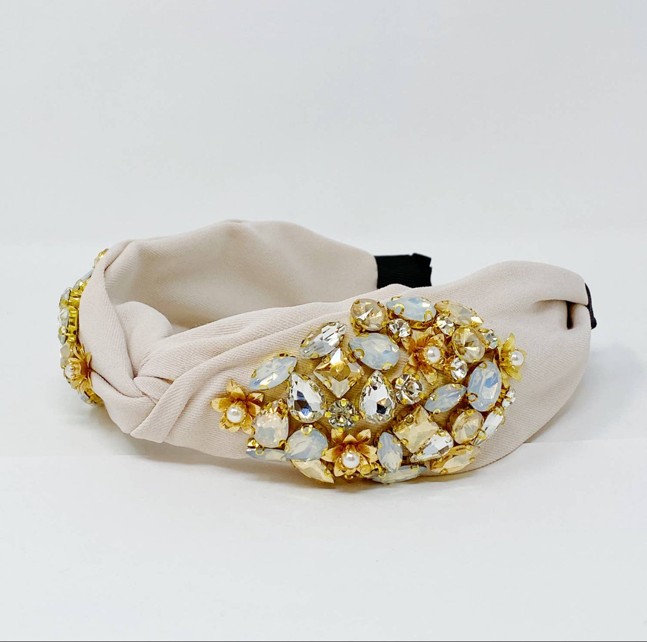 Ivory Jeweled Headband