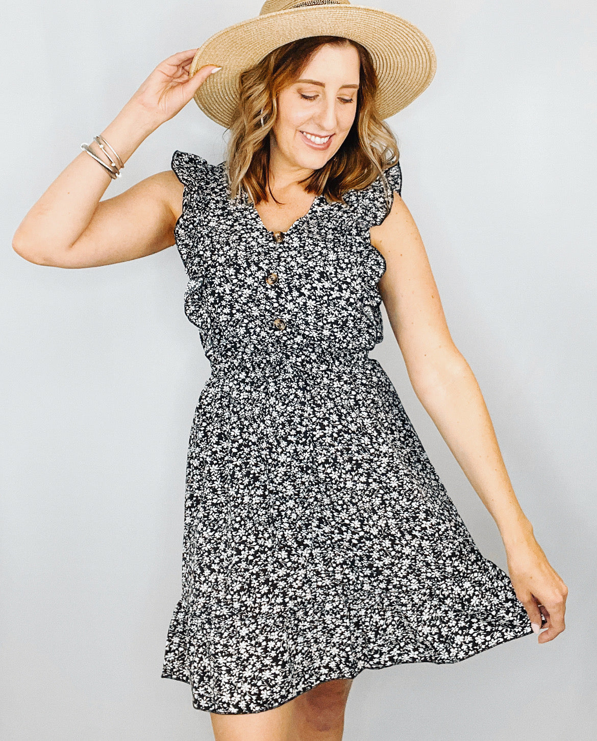 Floral LBD Dress