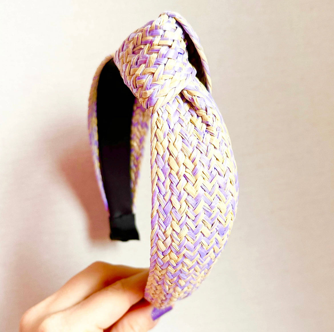Lavender Jute Headband