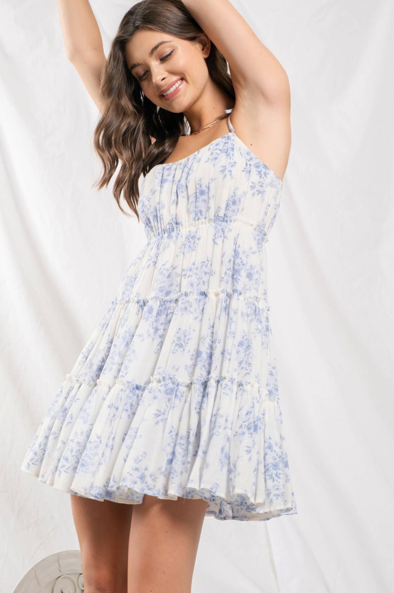 Willow Blue Floral Dress