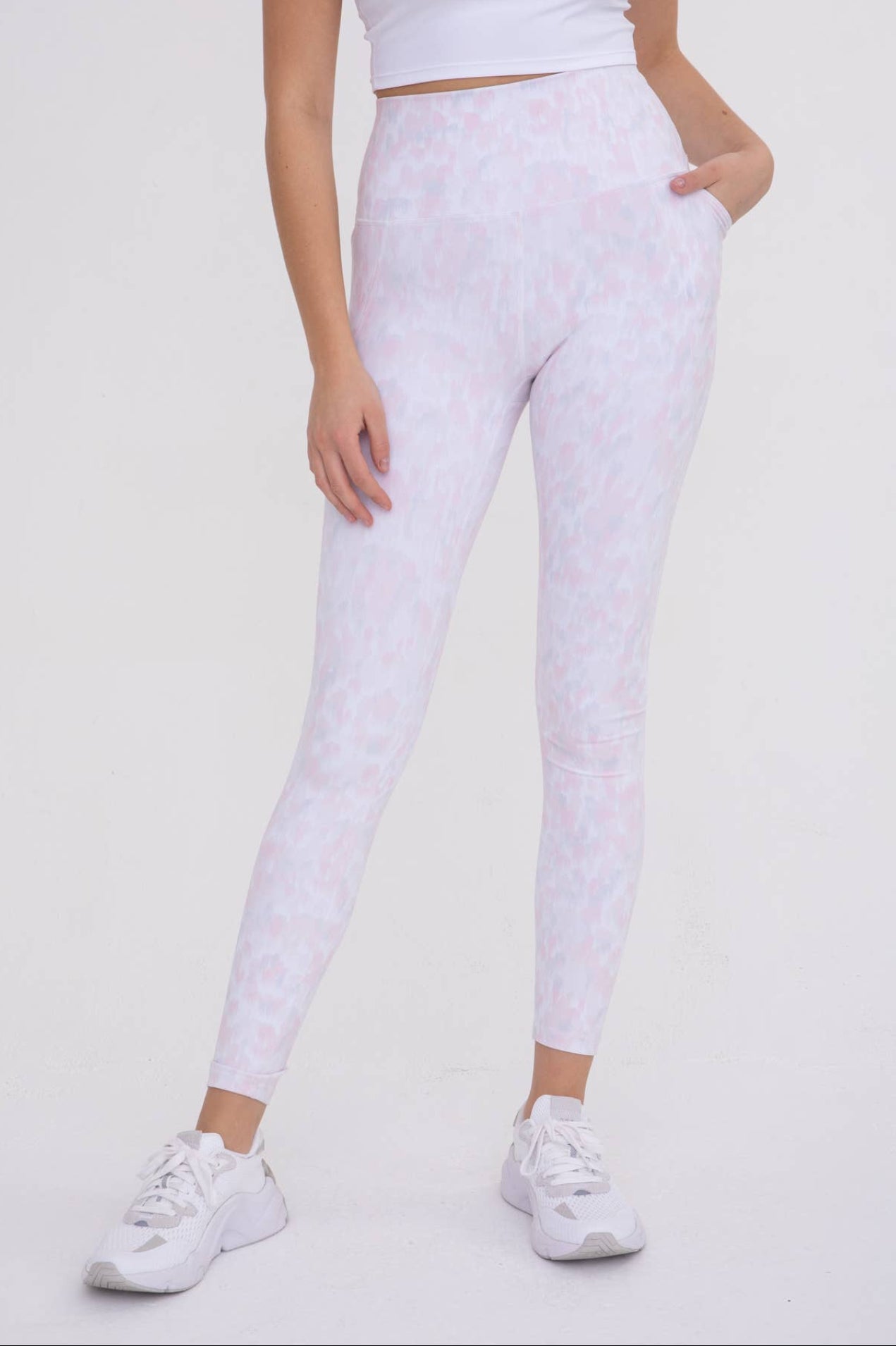 Izzy- Pastel Splatter leggings