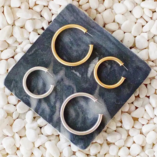 Upper Class Medium Hoop Earrings