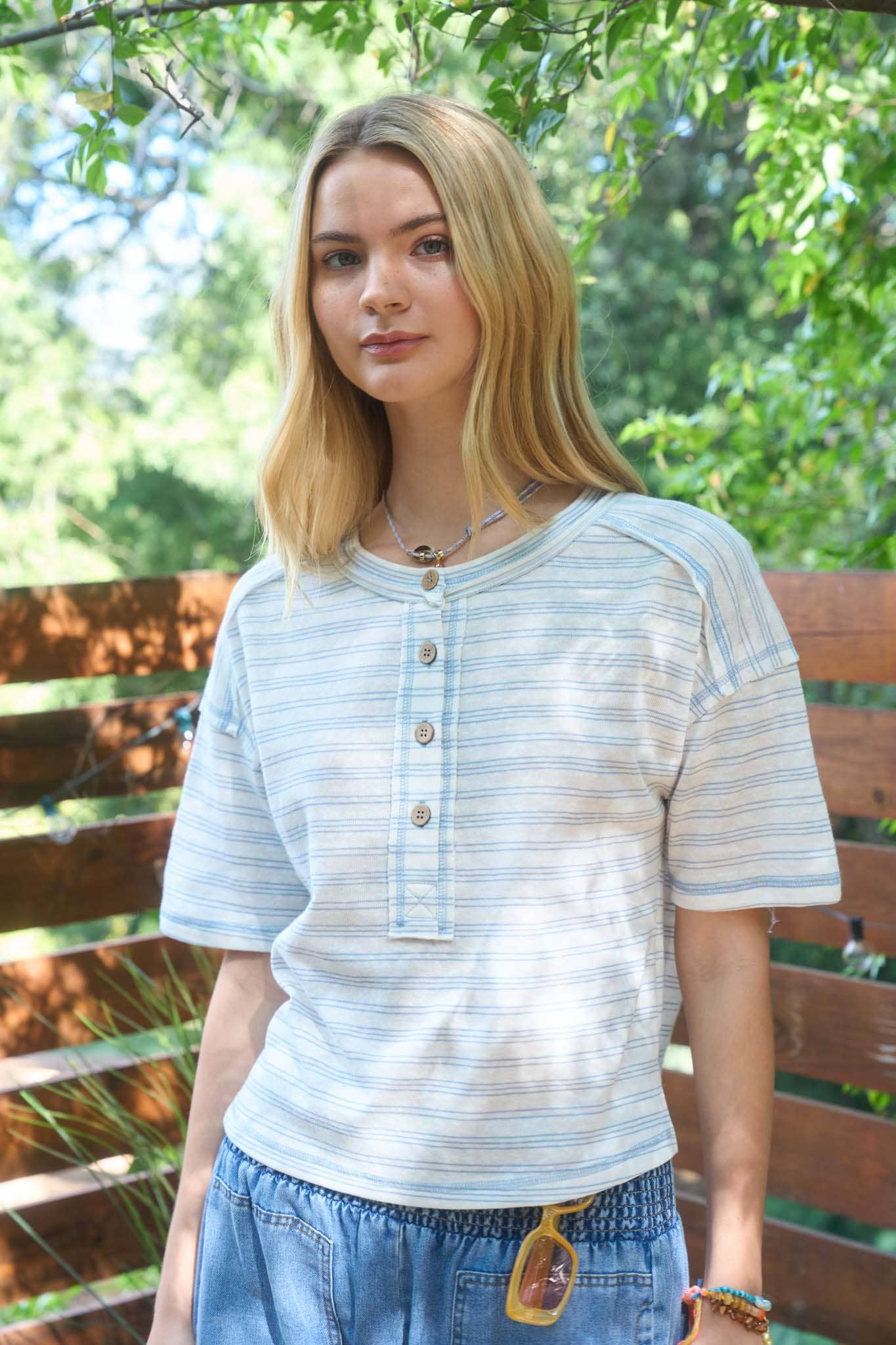 Sundaze Blue Top