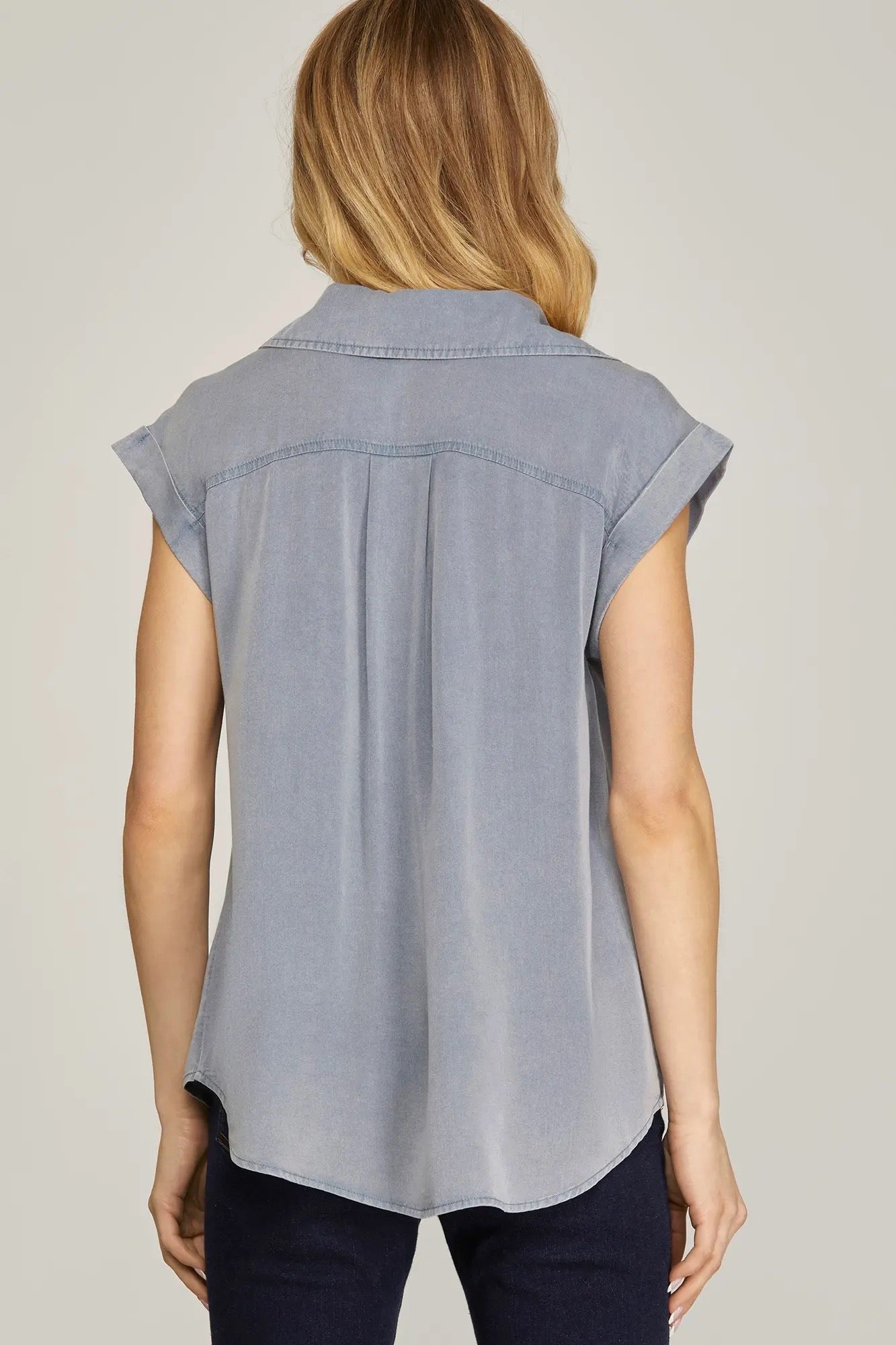 Zoie Button Down Blouse