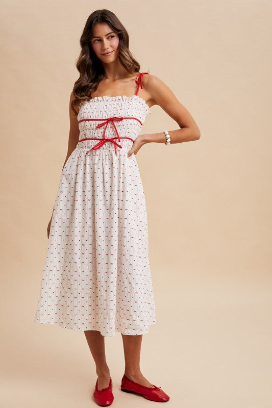 Love is in the Air Midi Dress