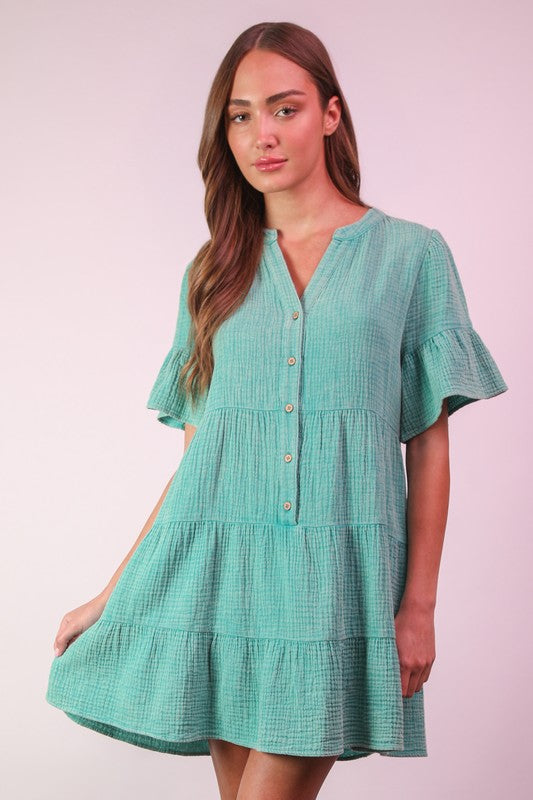Easy On Me Gauze Dress