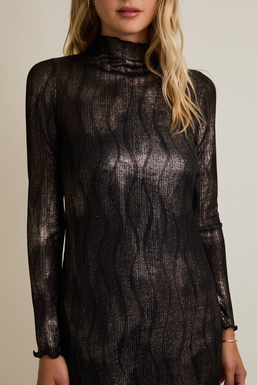 Midnight Romance Long Sleeve Midi