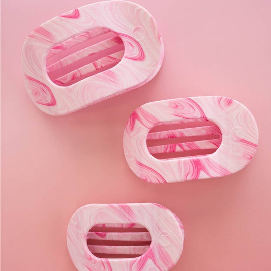 Pinch Me! | Medium | Flat Round Hair Clip- TELETIES