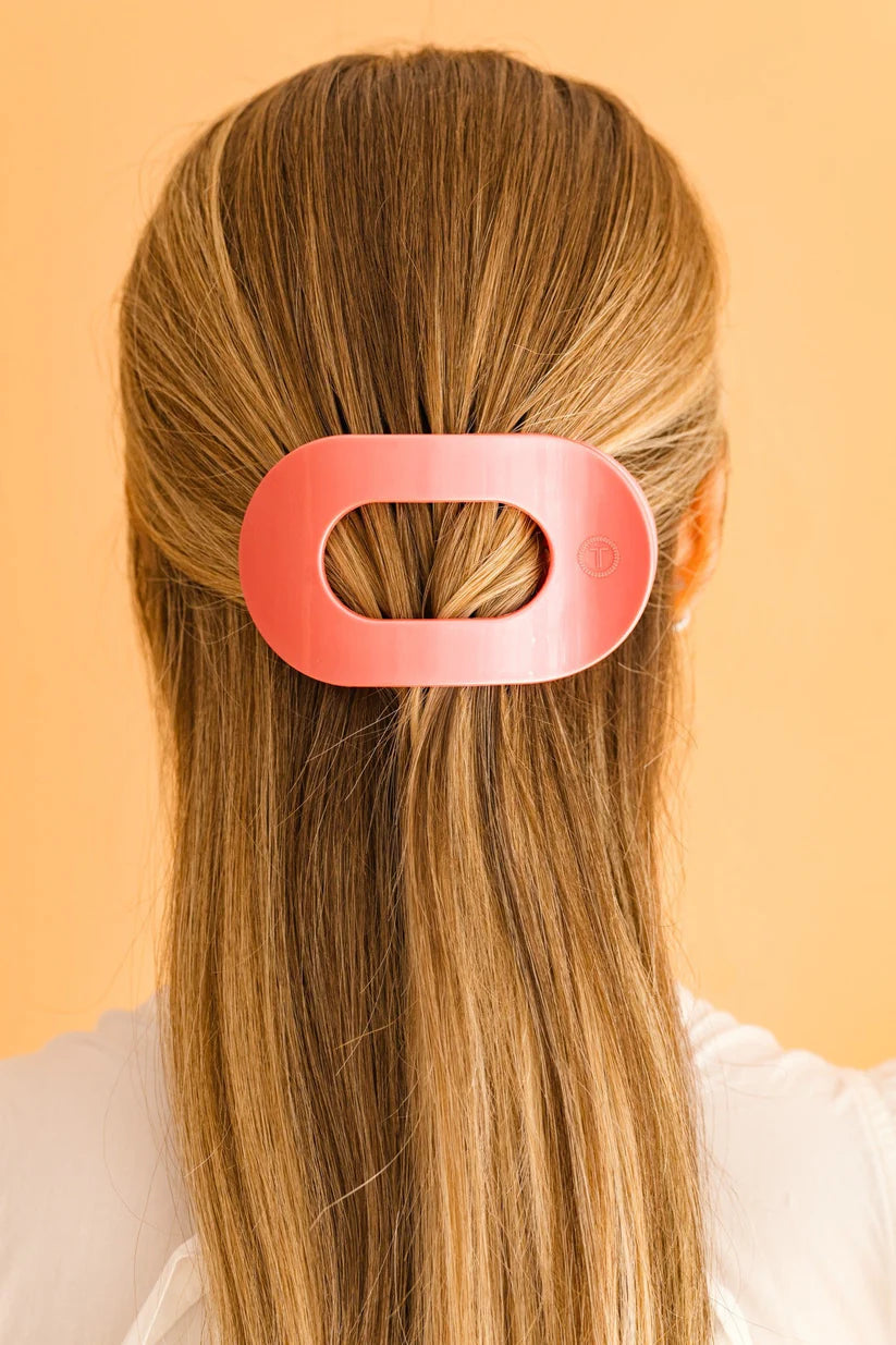 Calming Coral Flat Round Clip - TELETIES