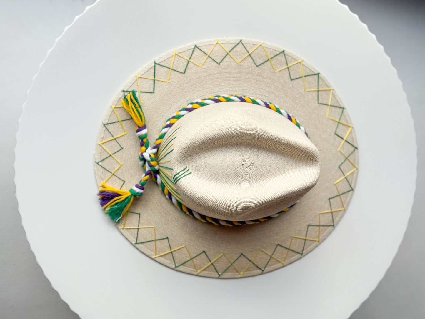 Mardi Gras Agave Hat- TIPSY THREADS