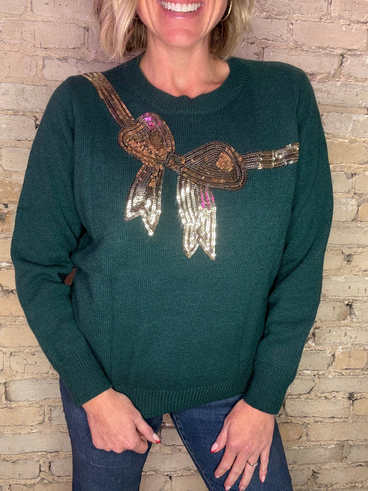 Tis the Season Bow Sweater