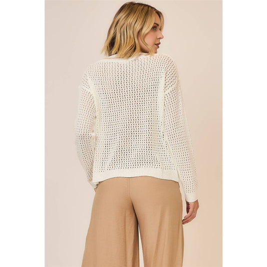 BEACH Crochet Pullover