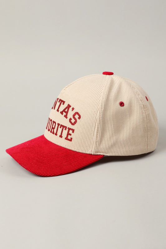 Santas Favorite Glitter Trucker Hat