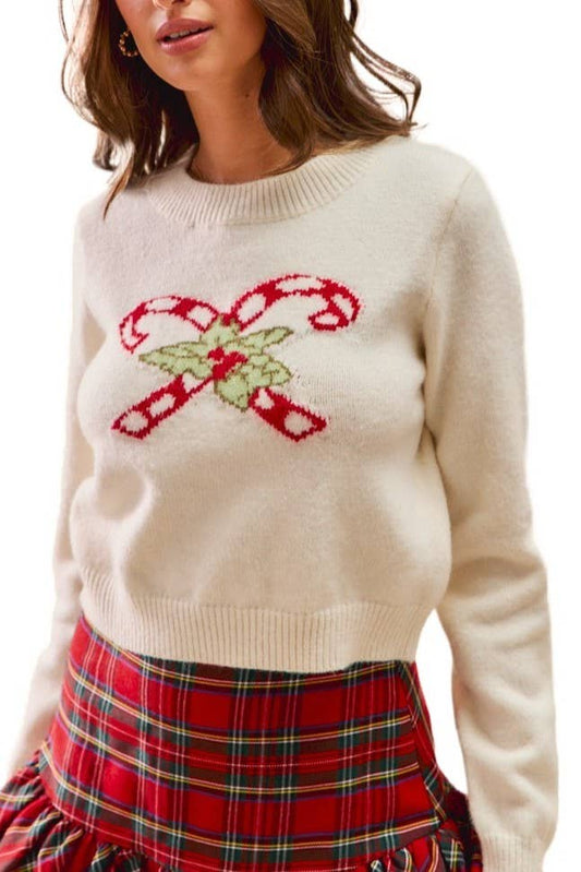 Candy Cane Sweater