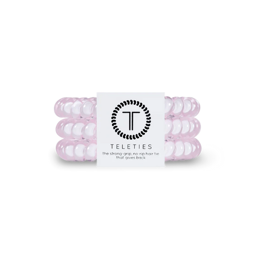 Rose Water Pink Hair Ties - Teleties