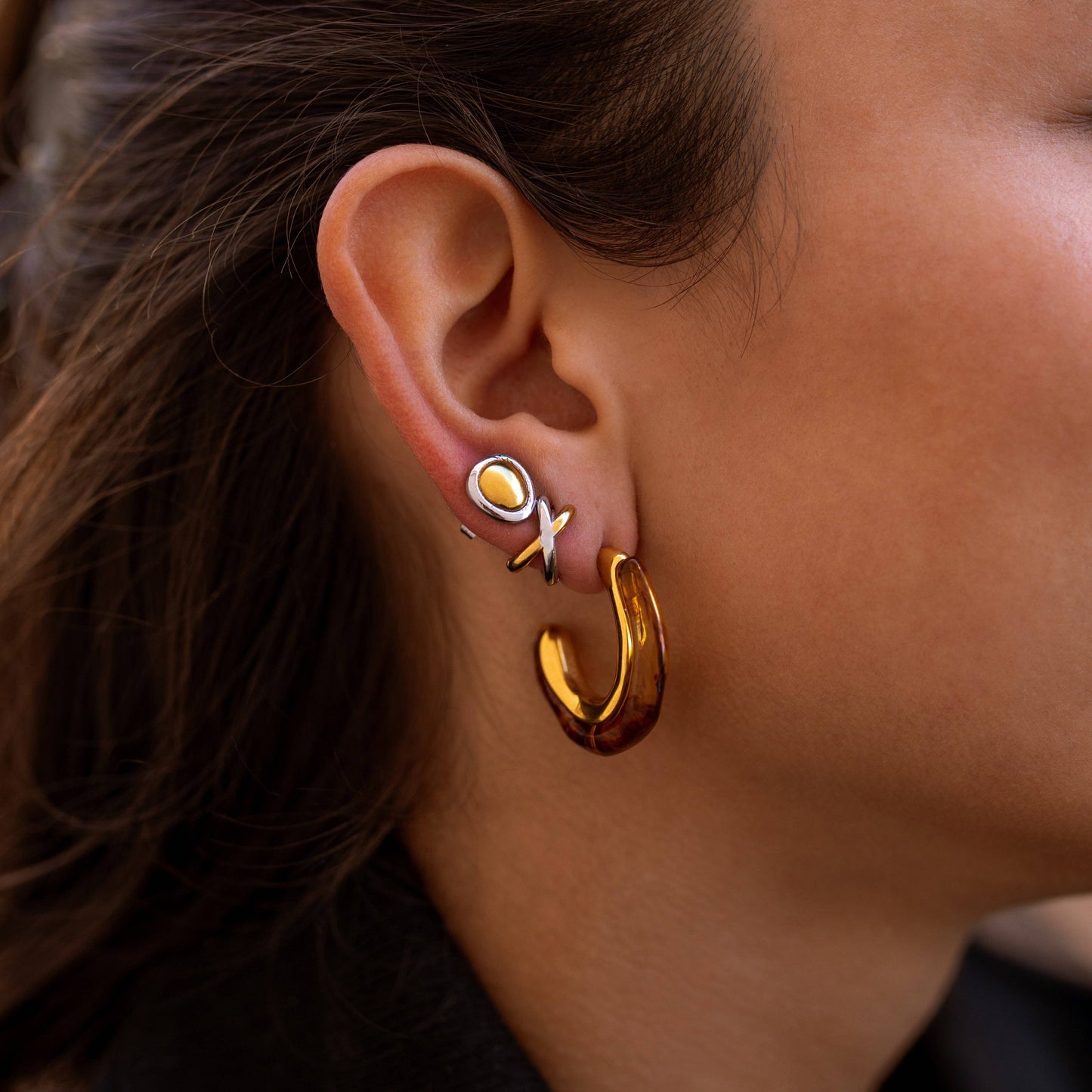 Amber Earrings- ALCO