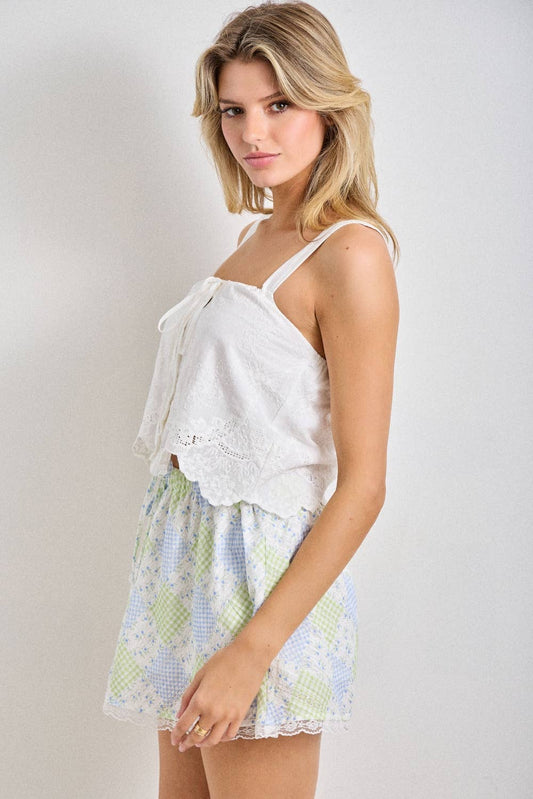 Easy Breezy Eyelet Top