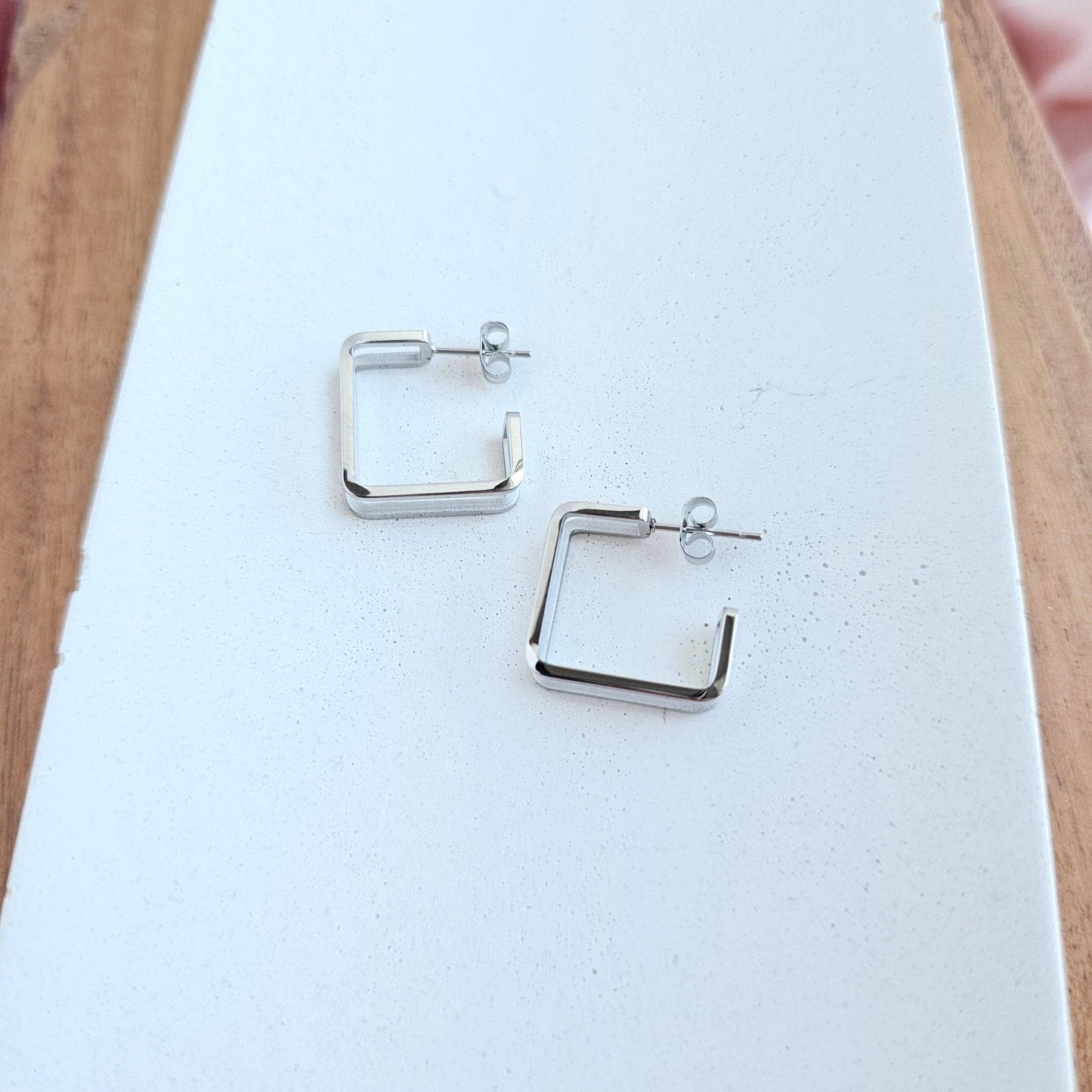 Silver Kamora Hoops