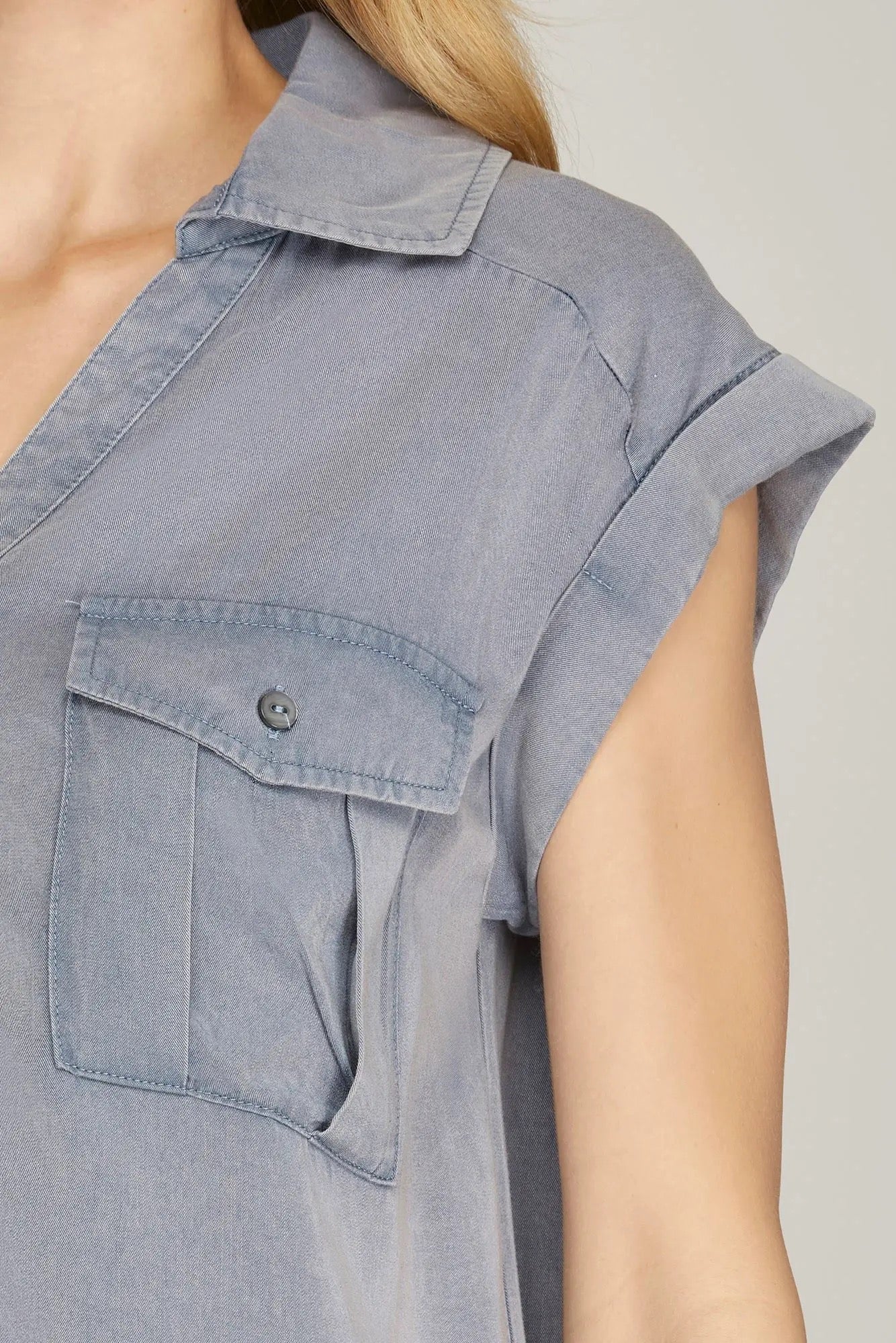 Zoie Button Down Blouse