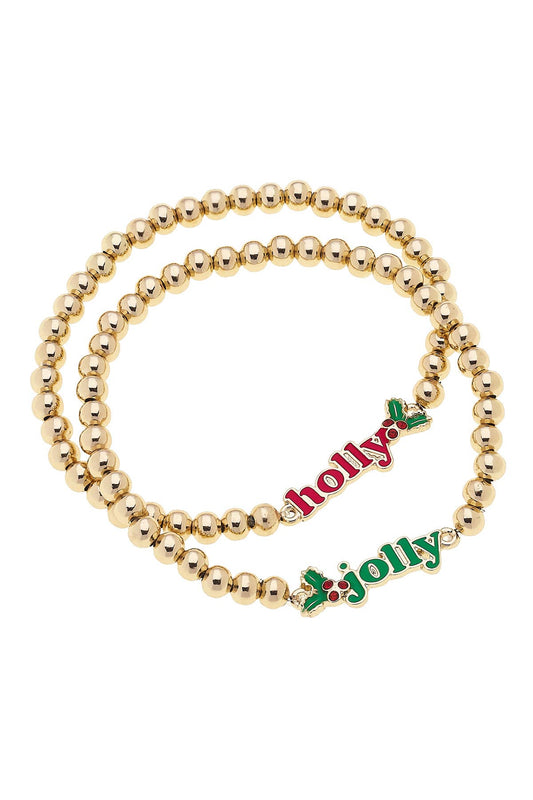 Holly Jolly Bracelet Set