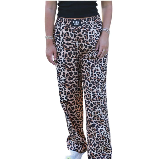 Leopard Boxer Pants
