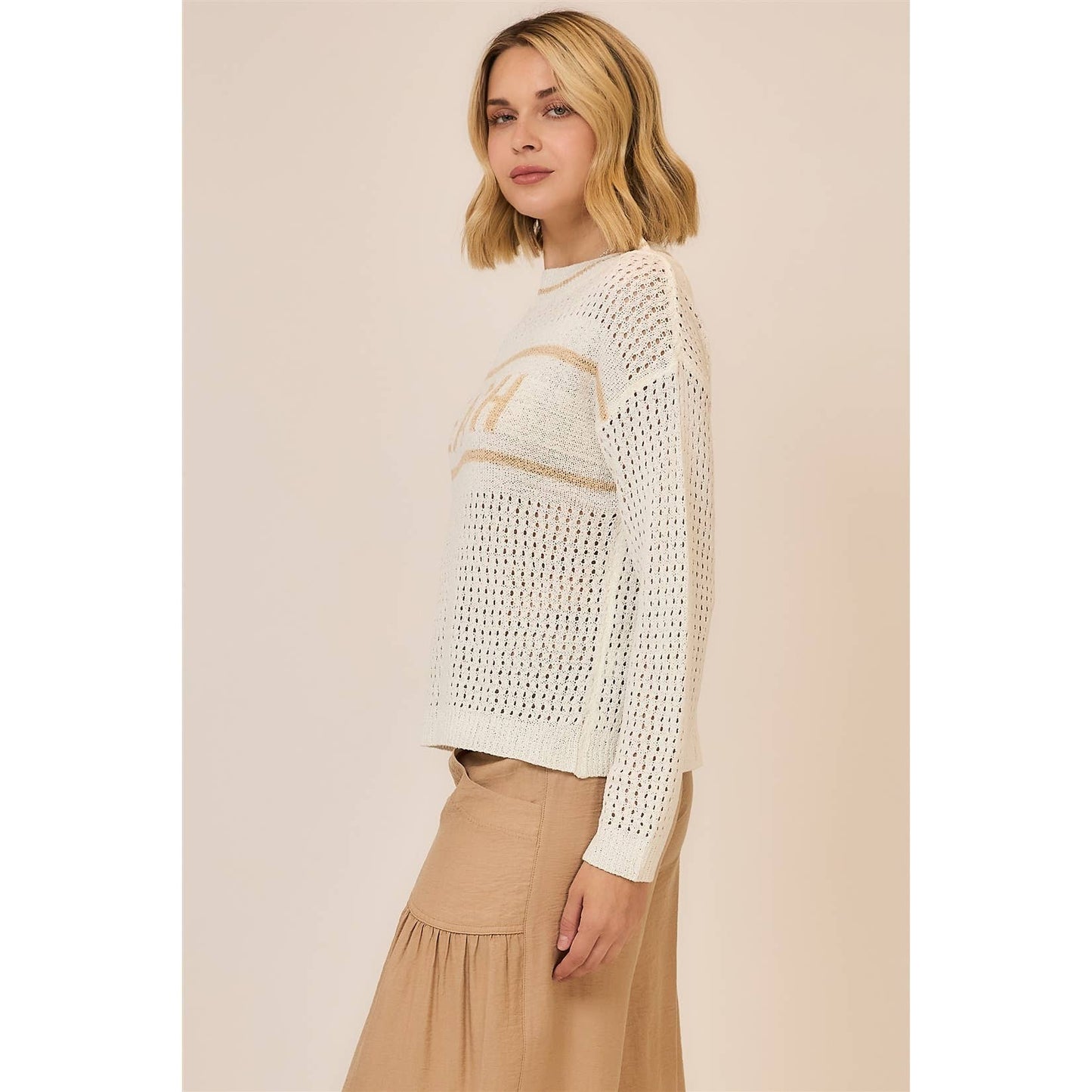 BEACH Crochet Pullover