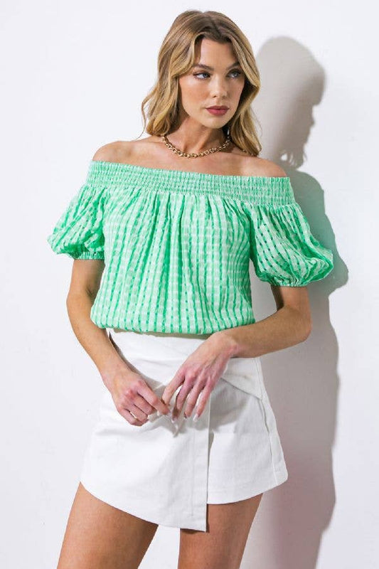 Caddie Woven top