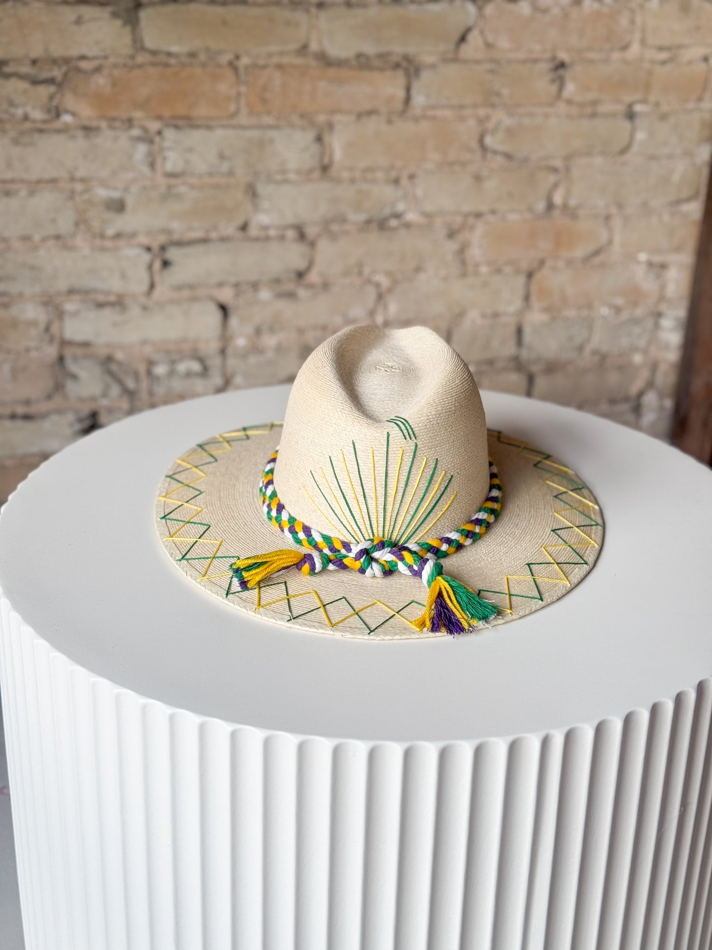 Mardi Gras Agave Hat- TIPSY THREADS