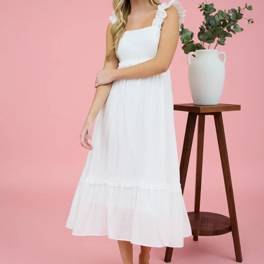 Canary Sunshine Dress White