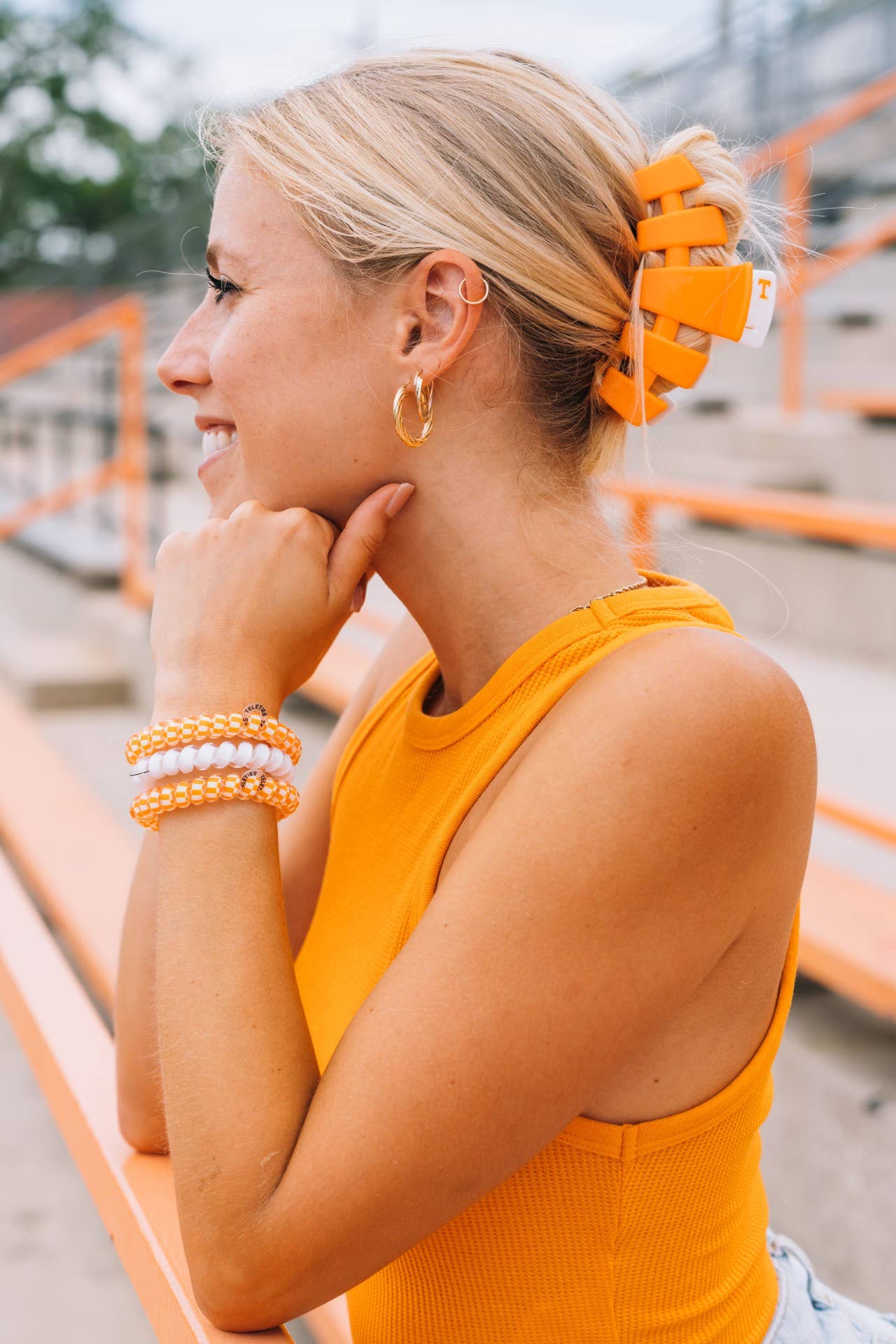 Univ. of Tennessee Large Classic College Hair Clip - TELETIES