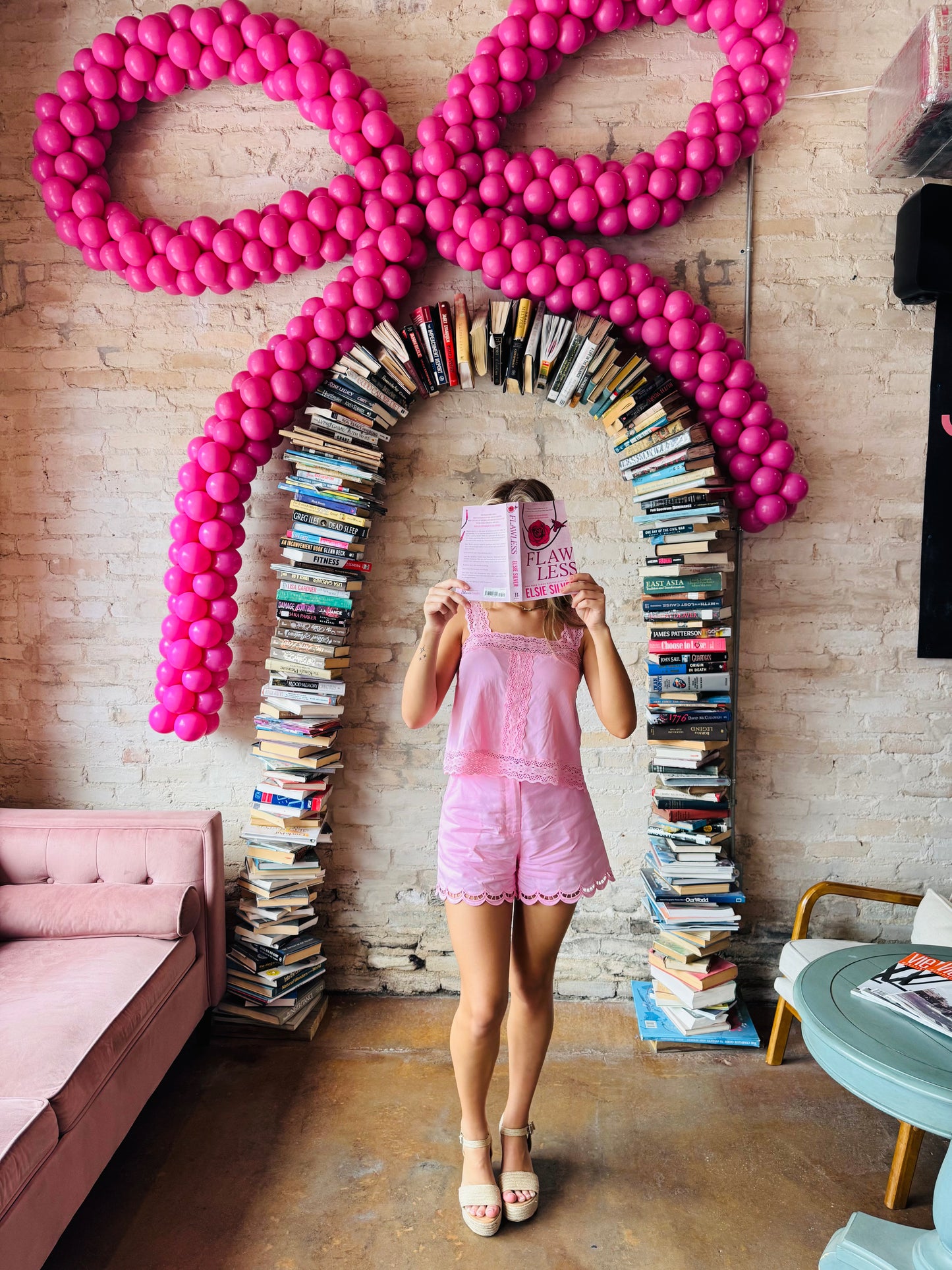 Strawberry Milk Hem Shorts