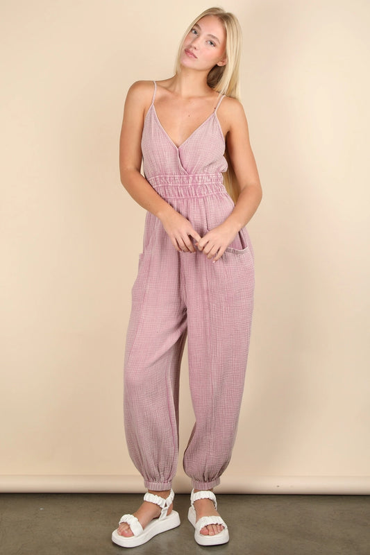 Mineral Washed Jumpsuit