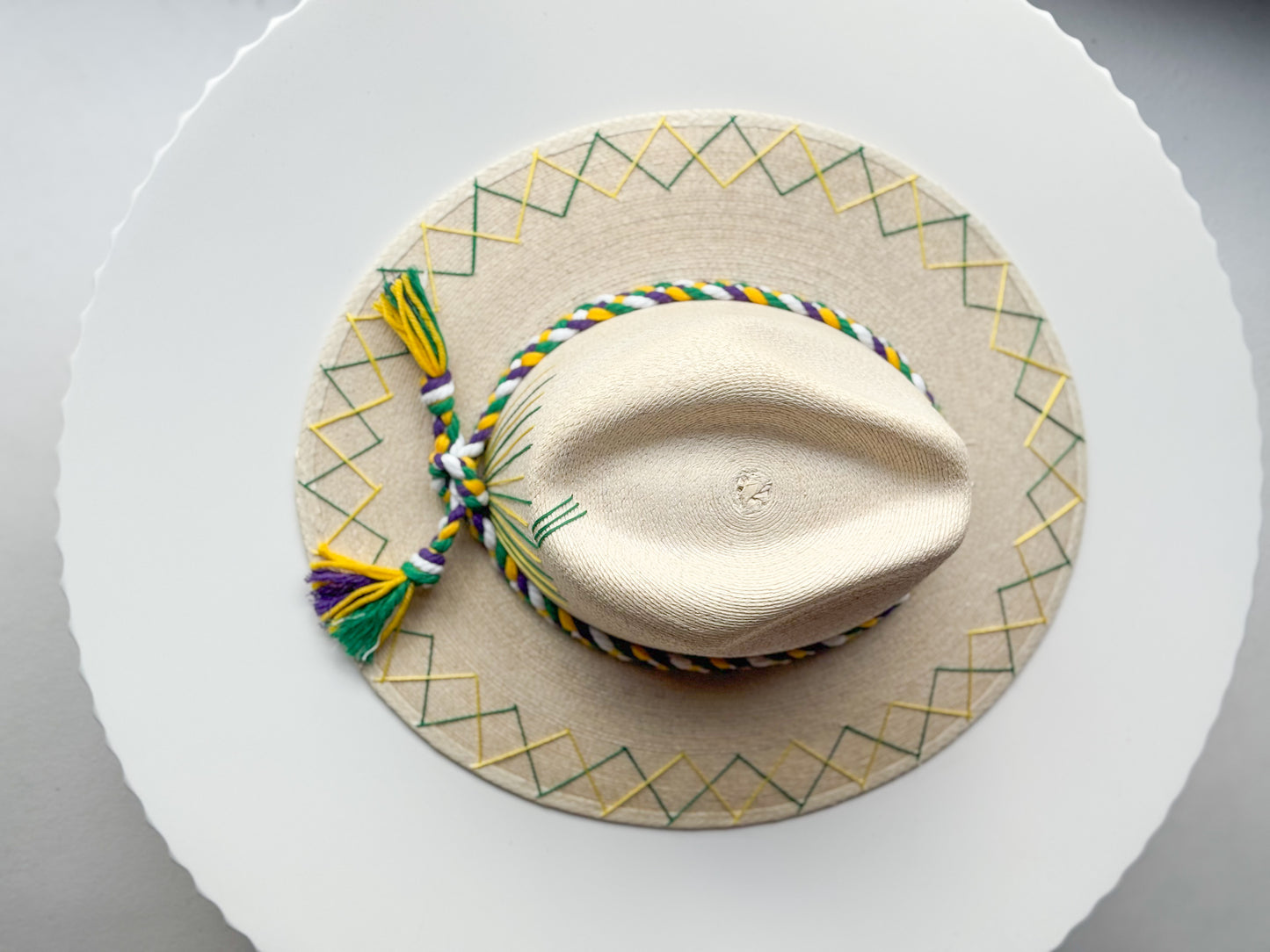 Mardi Gras Agave Hat- TIPSY THREADS