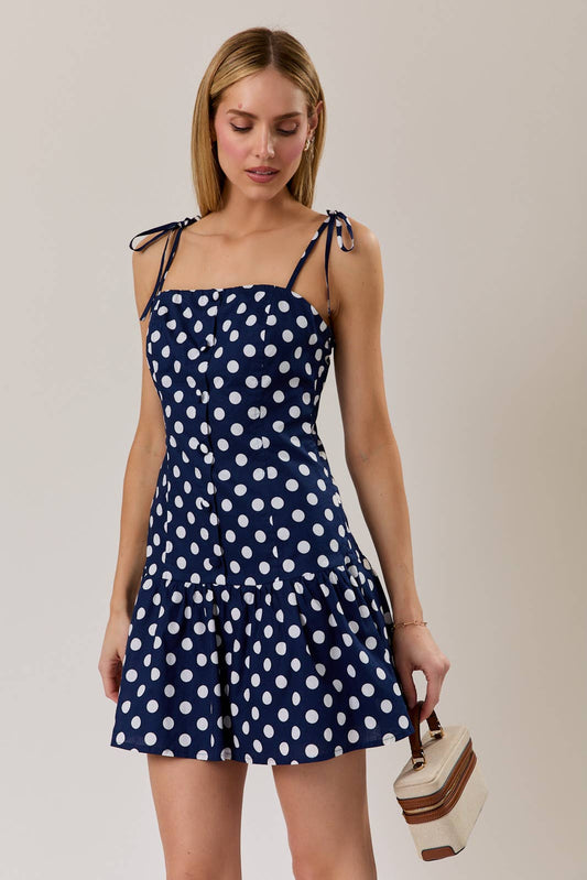 Polka Dot Dreams Mini Dress
