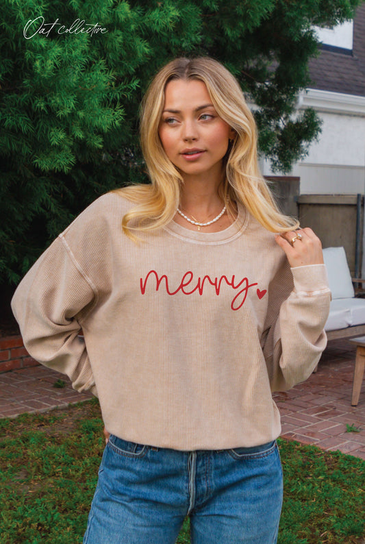 Merry Cropped Pullover